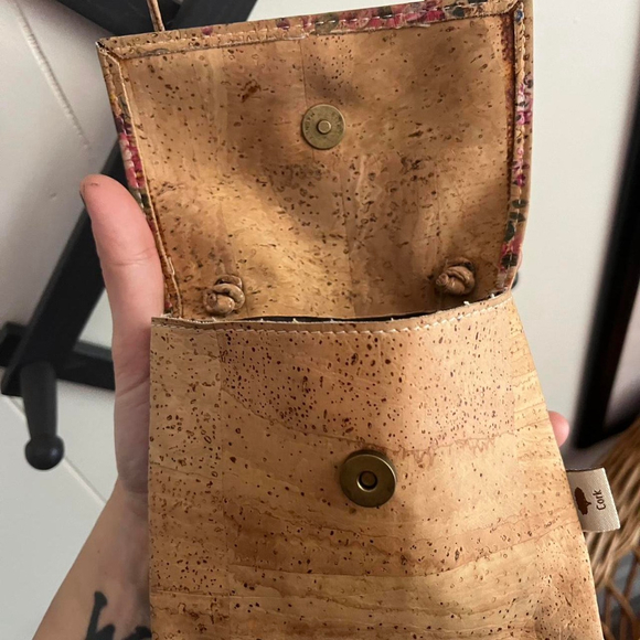 Tiny Cork Crossbody Purse - Picture 3 of 6